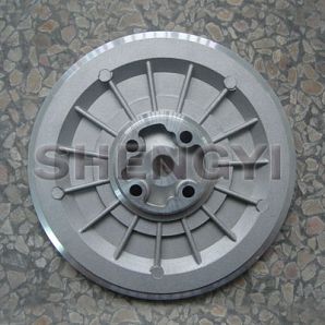 Steel backing plate